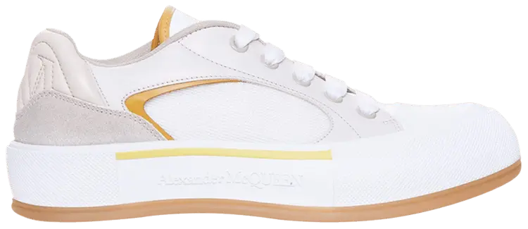 

Кроссовки Alexander McQueen Skate Deck Plimsoll Low 'White', белый