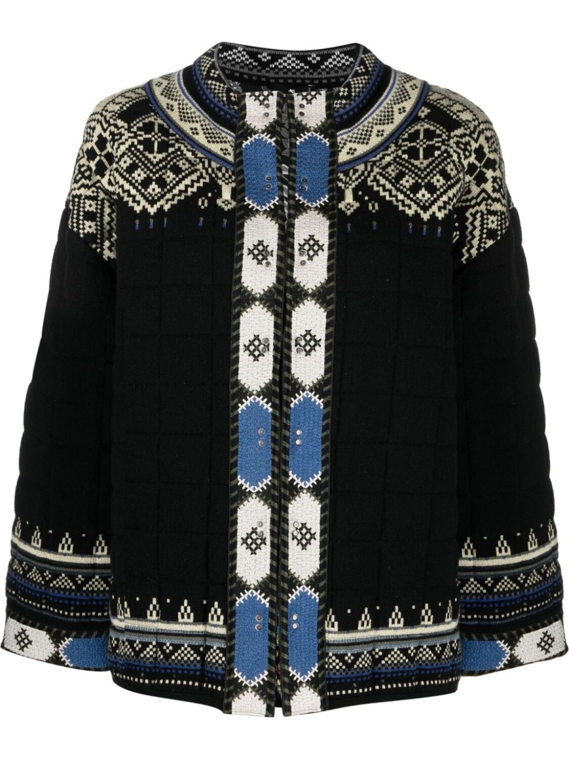 

ETRO куртка с геометричным узором, черный