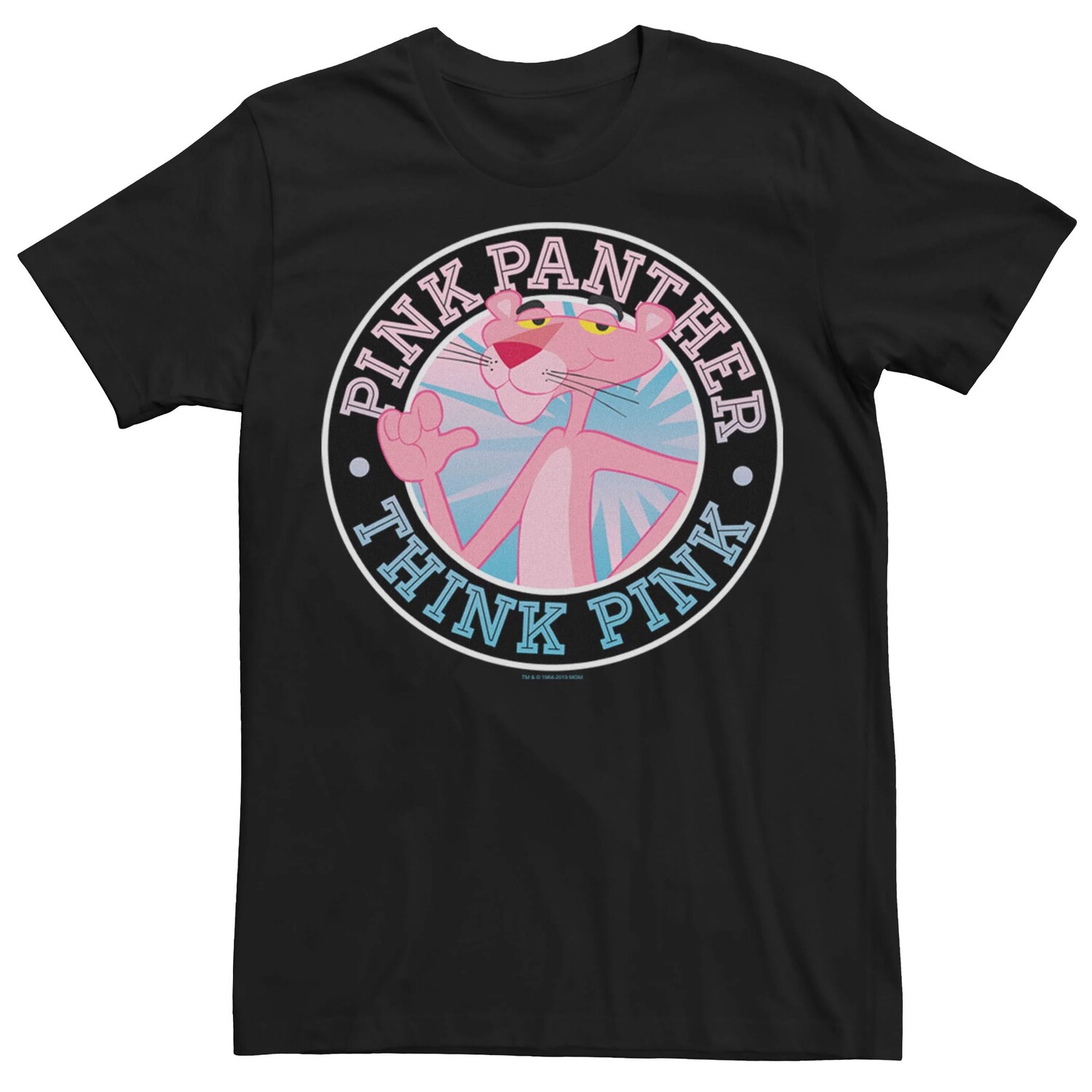 

Мужская футболка Pink Panther Think Pink Licensed Character