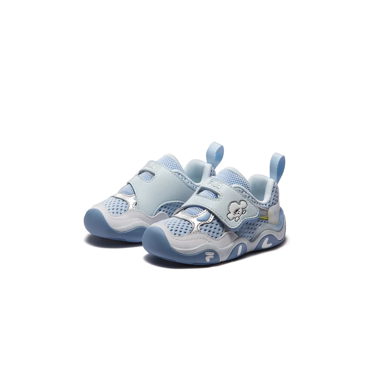 Кроссовки детские Heritage FHT Synthetic Leather, Textile Sky Blue/Illusion Blue для младенцев и малышей FILA KIDS — фото 4