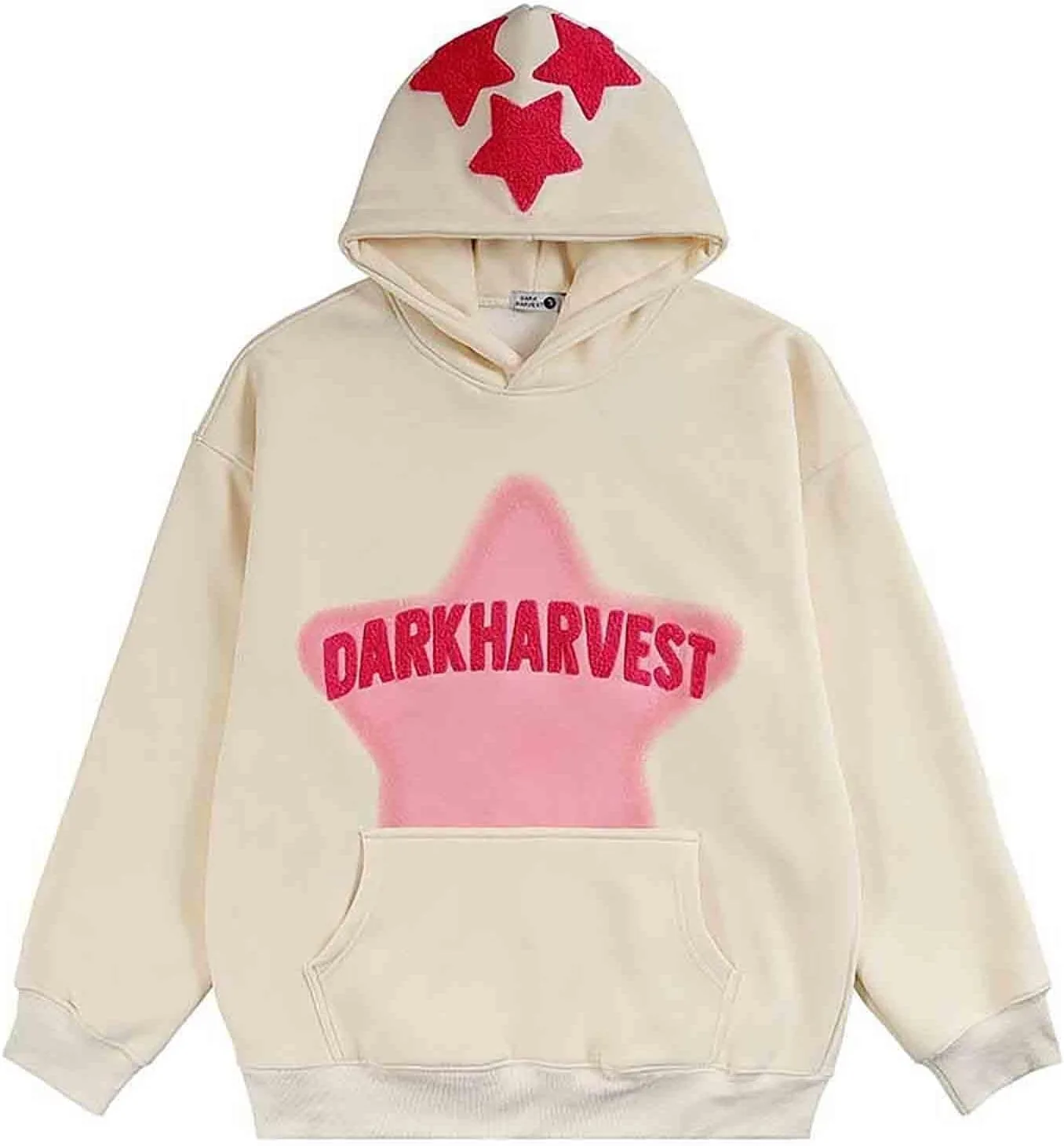 

Унисекс худи SherpaFleece с принтом и вышивкой, оверсайз SANLEG