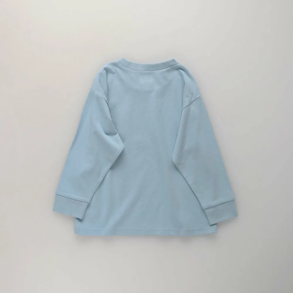 Футболка с длинными рукавами с различными графическими принтами Branshes, 77: Blue-gray — фото 2