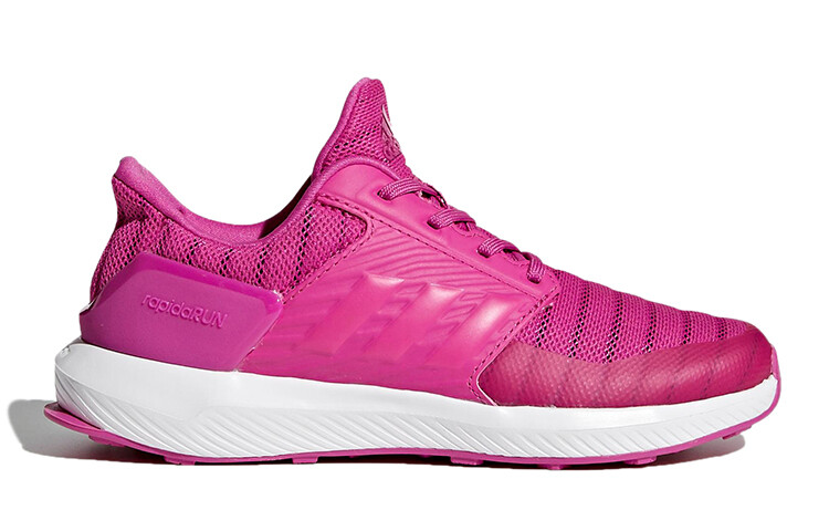 Кроссовки Rapidarun Wide K Kids, низкие, розовые Adidas — фото 2