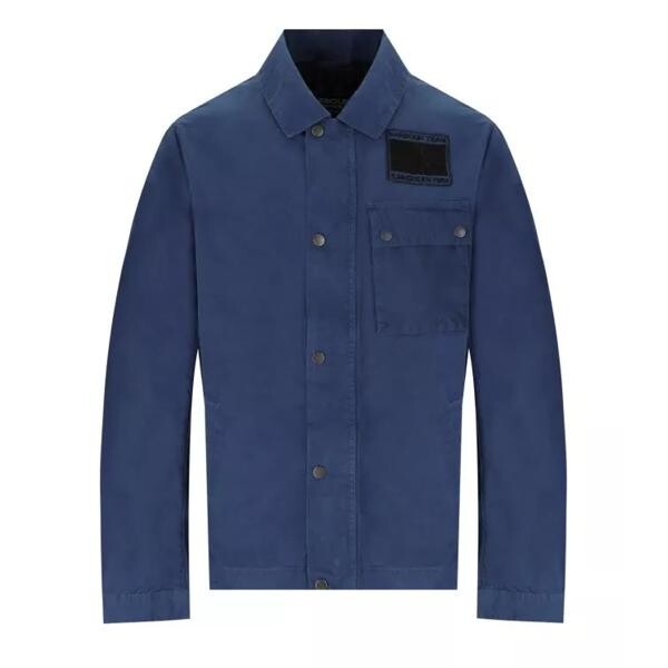 

Куртка international workers casual cobalt jacket Barbour, синий