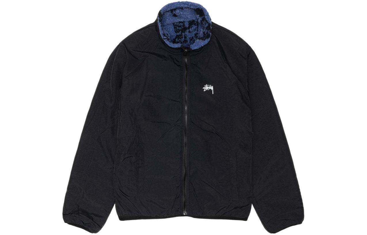 SS24 Бархатная куртка унисекс Stussy, зеленый — фото 3
