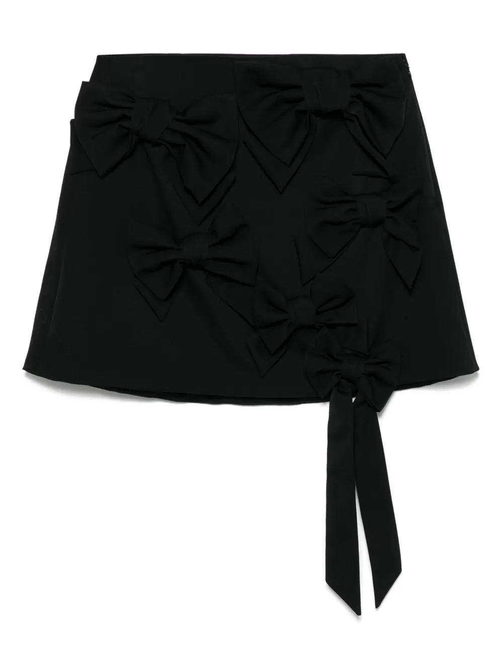 

Юбка мини с бантом Viktor & Rolf, черный