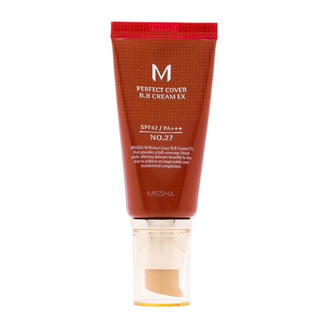 

Идеальное покрытие bb spf42 крем для лица Missha, цвет 27, 50 мл