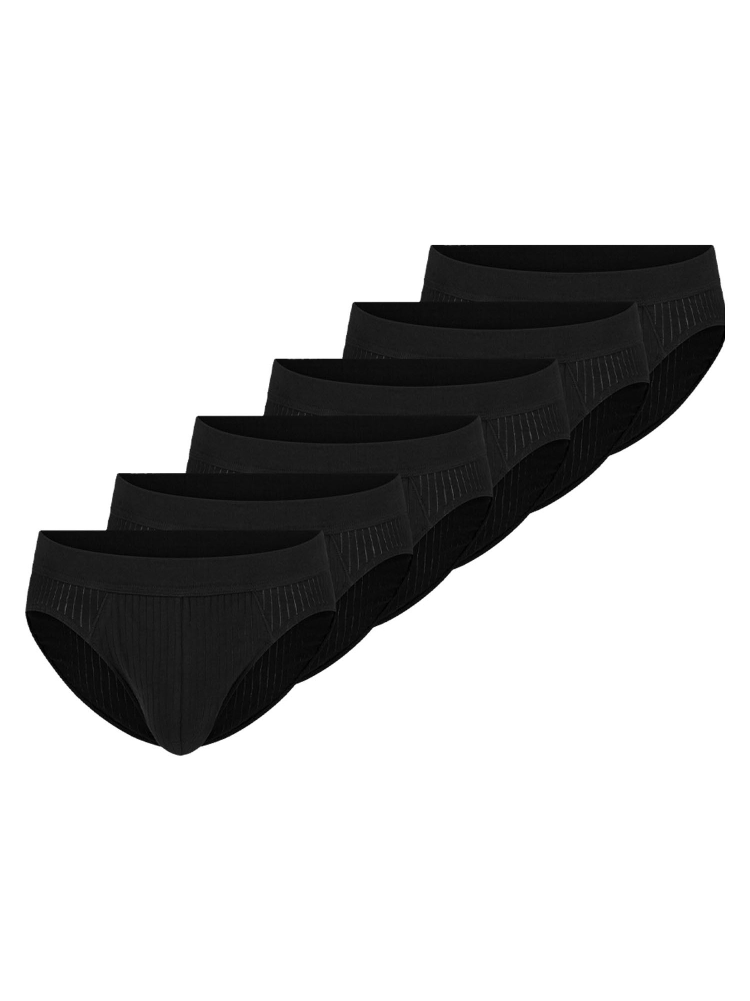 

SCHIESSER Трусики 'Cotton Essentials Authentic' в черном цвете