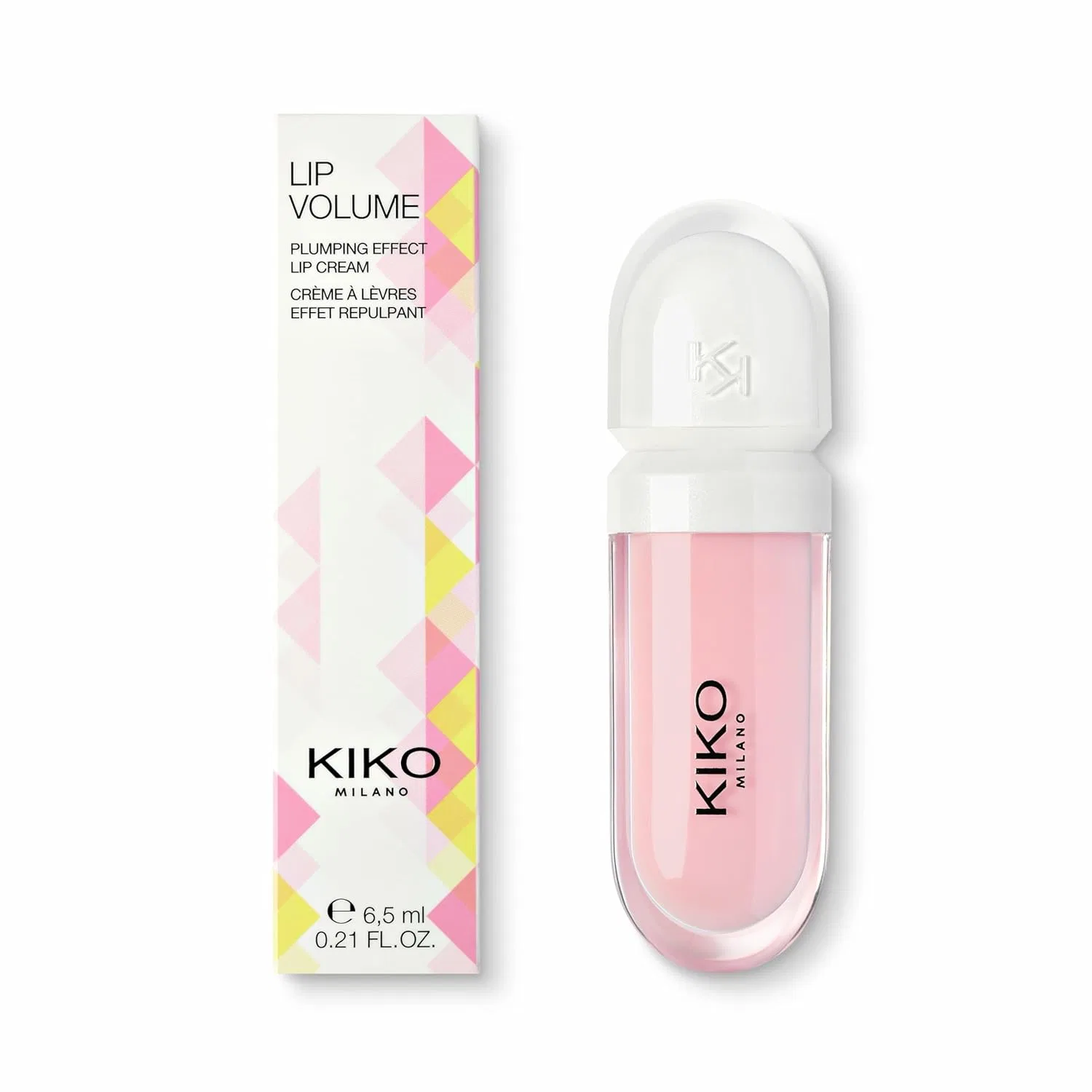 Крем для губ с эффектом объема KIKO Milano LIP Volume Kiko Milano, 01 Tutu Rose — фото 3