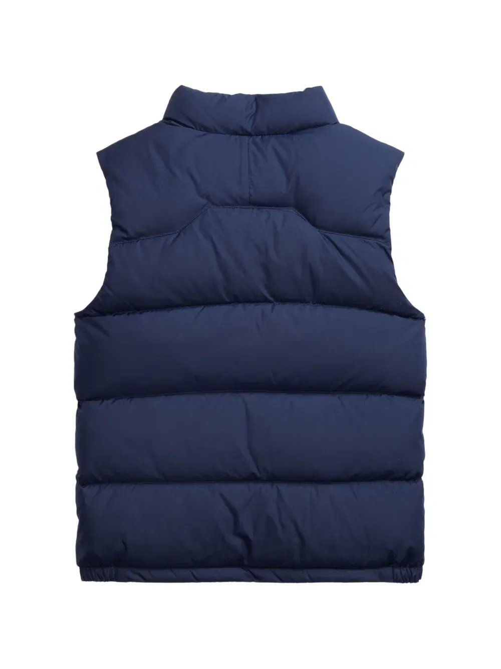 Стеганый пуховый жилет Polo Ralph Lauren Kids, синий — фото 2