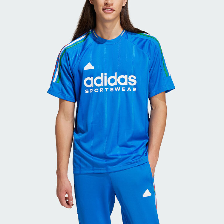 Футболка TIRO NATIONS PACK мужская синяя Adidas, синий — фото 3