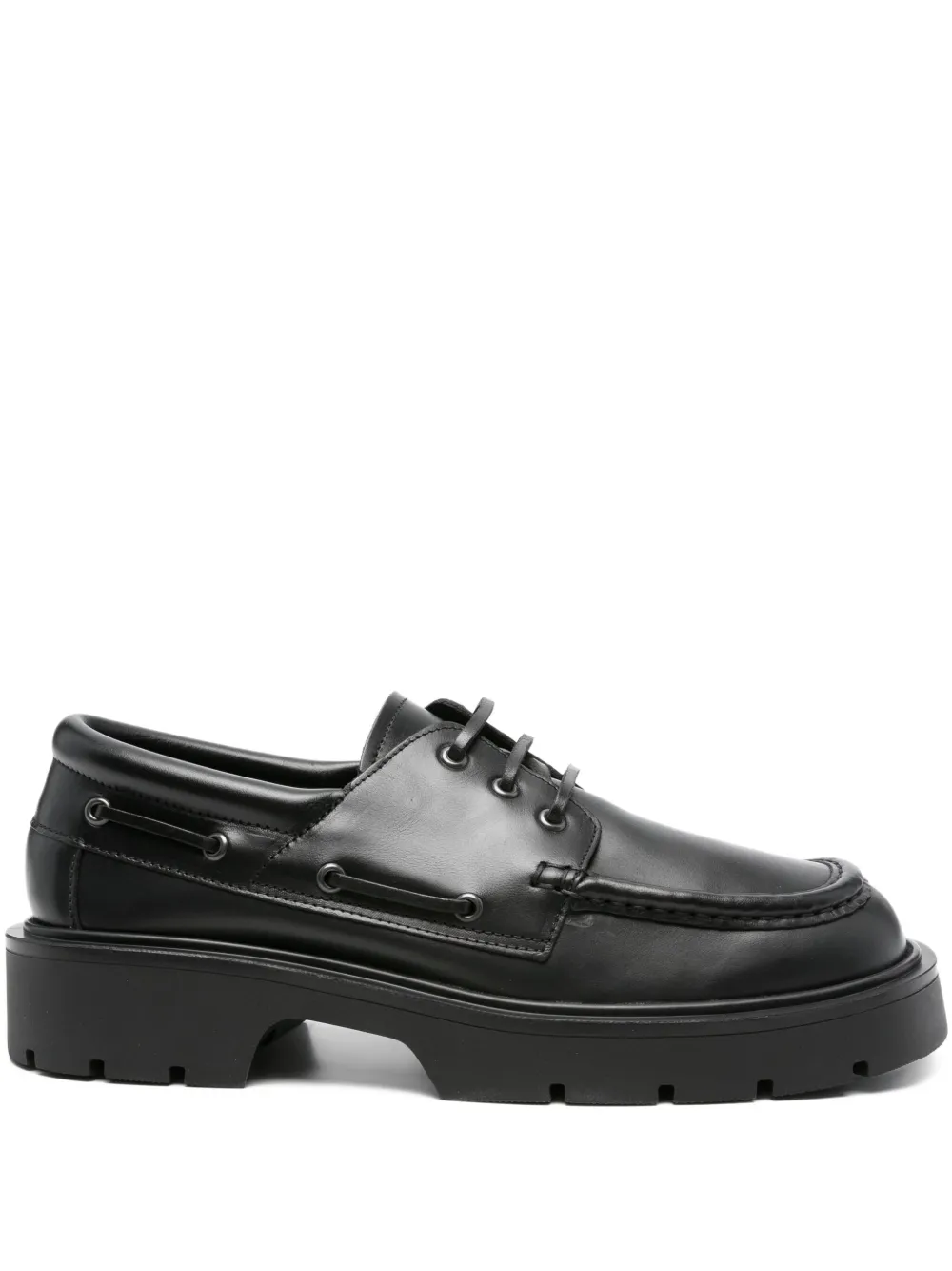 

Туфли дерби на платформе со шнуровкой SANDRO, черный