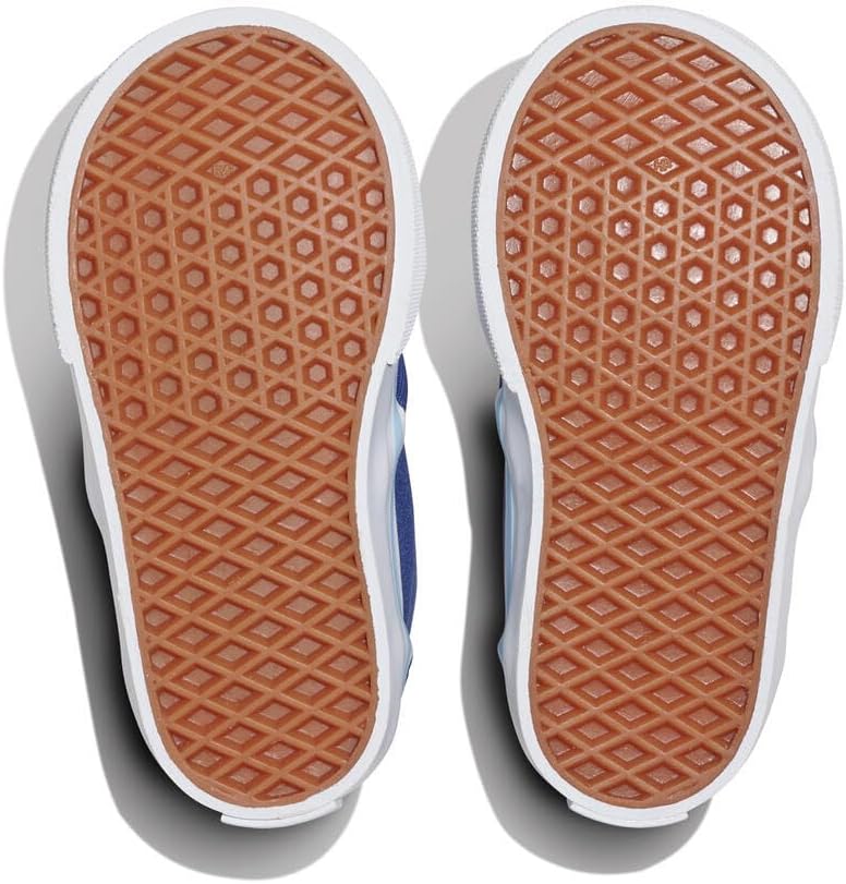 Vans Unisex-Child Atlow Slip-on Shoe | низкие кроссовки для мальчиков и девочек, детская обувь для ходьбы, Embroidery True Navy — фото 4