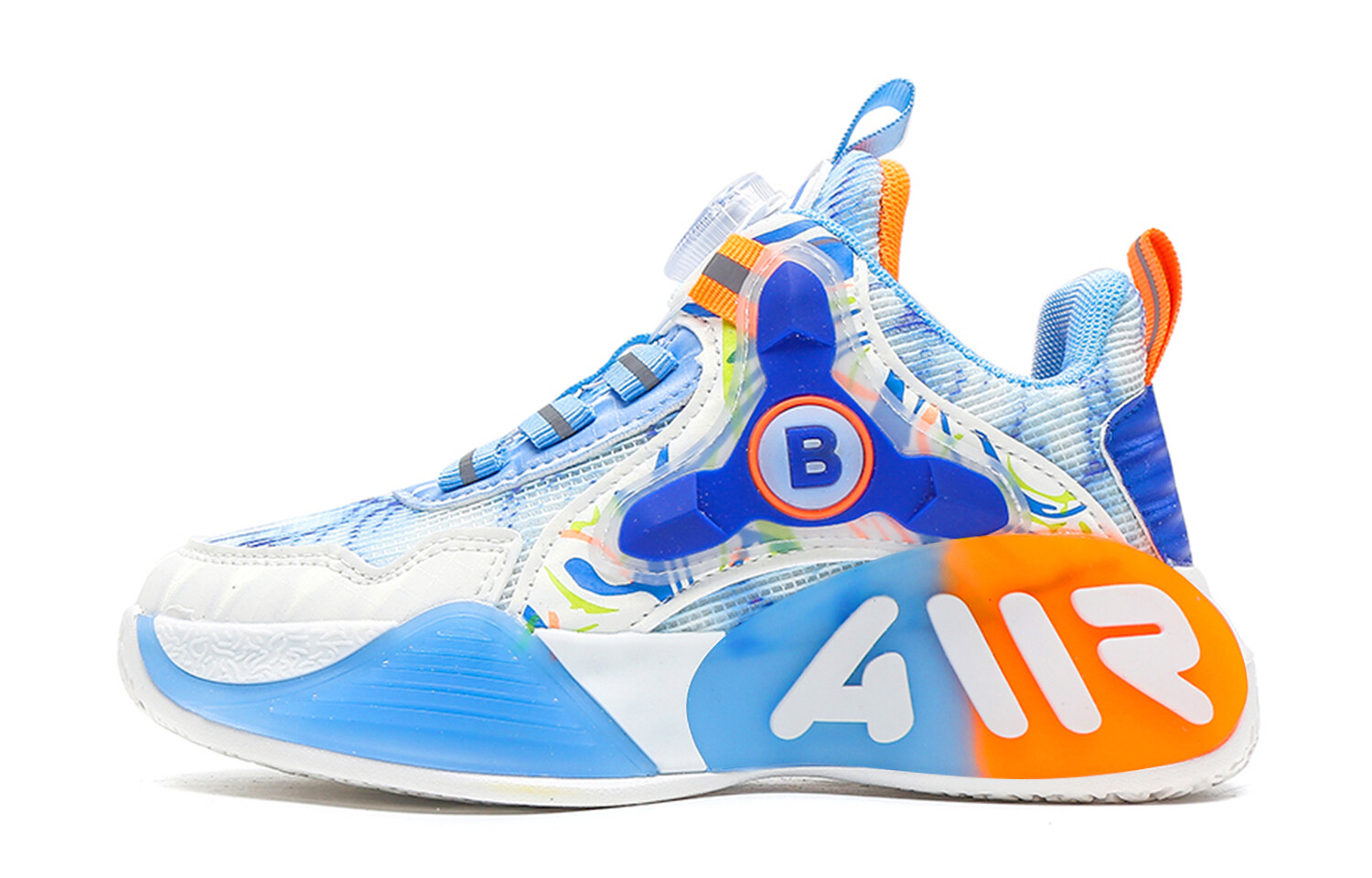 Детские баскетбольные кроссовки Kids Low-top Imau, синий — фото 2
