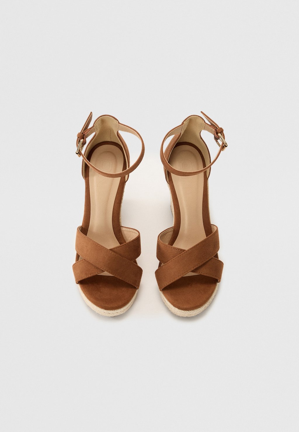 Босоножки на танкетке ONLAMELIA - Espadrilles ONLY SHOES, цвет Cognac — фото 4