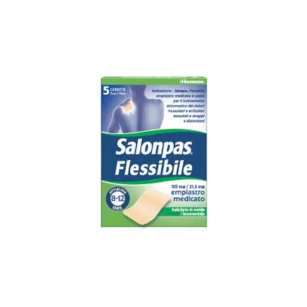 

Salonpas Flexible 5 лечебных пластырей 7x10 см Hisamitsu