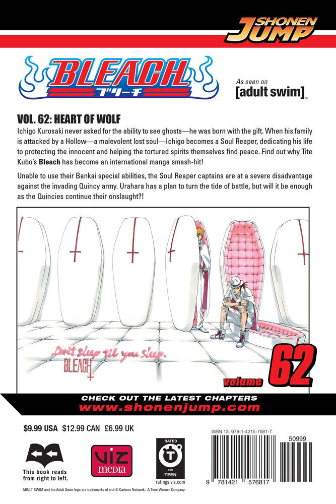 

Манга BLEACH Manga Volume 62