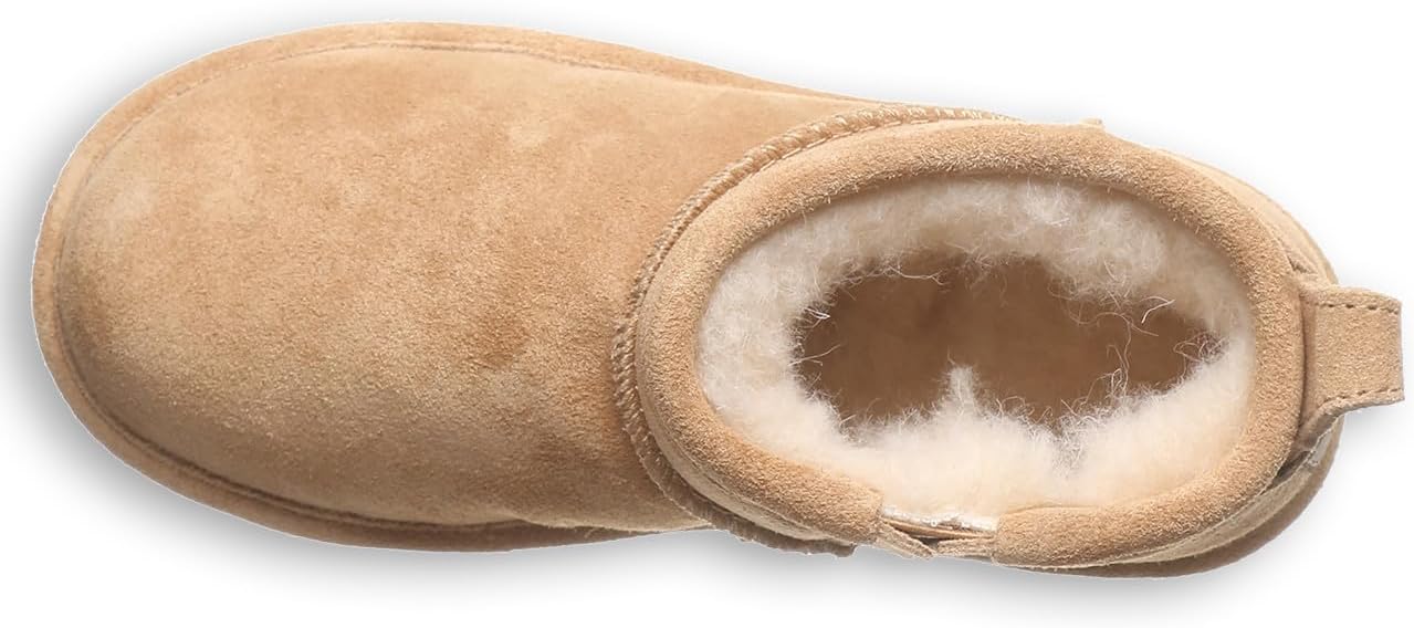BEARPAW Унисекс-Детские Ретро Короткие Ботинки до Щиколотки (Маленький и Большой Ребенок), Iced Coffee Solid — фото 4