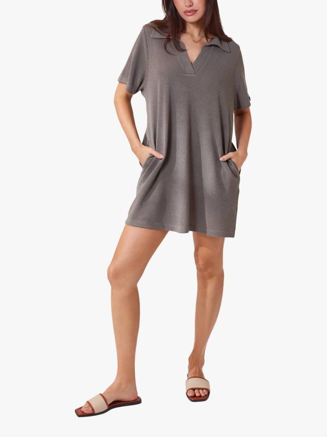 

Лёгкое вязаное мини-платье Lovall, Slate Green