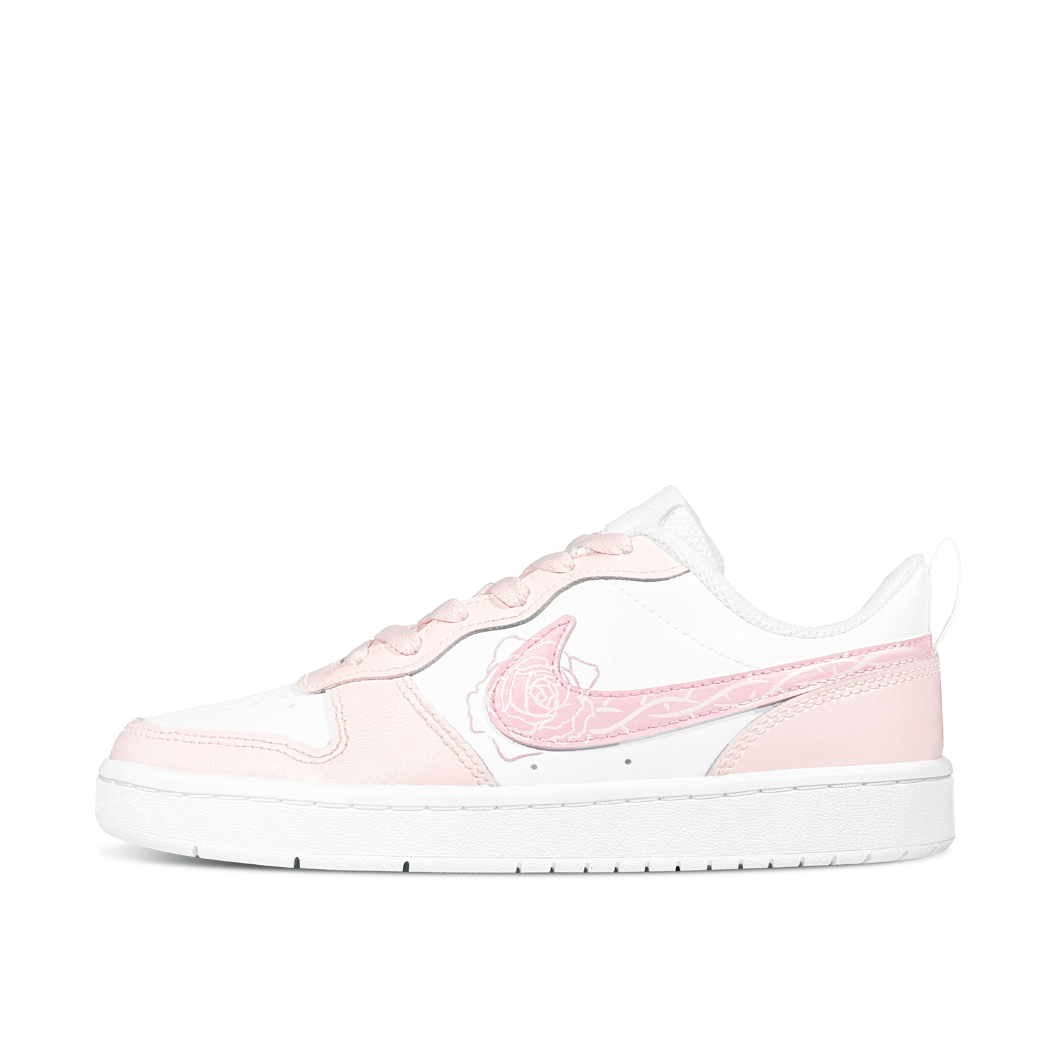 

Nike Кроссовки для скейтбординга Court Borough Rose Tale Low top Kids' Pink White Teenagers