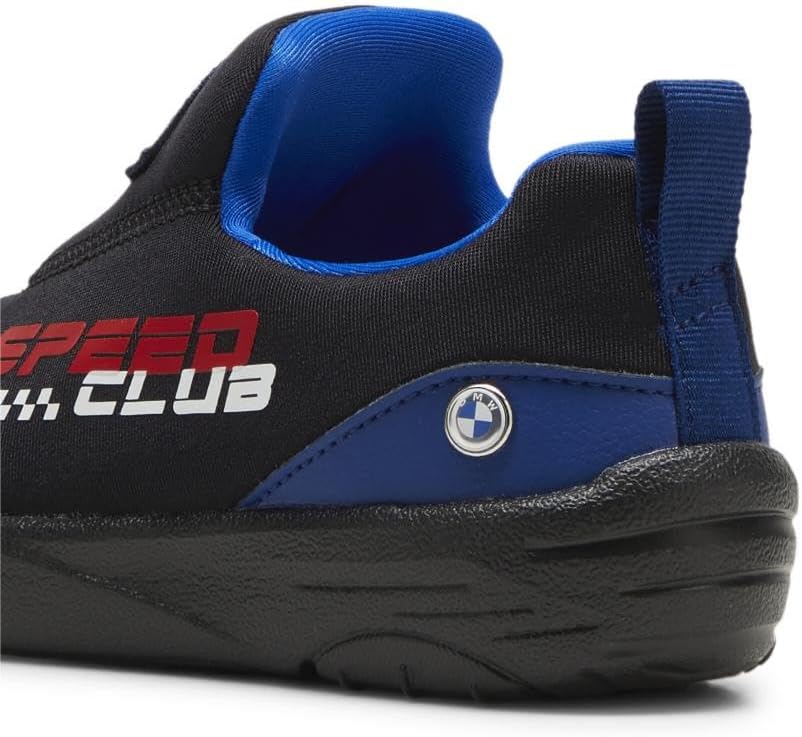 Детские кроссовки Puma Unisex BMW M Motorsport без застежек, черный — фото 3