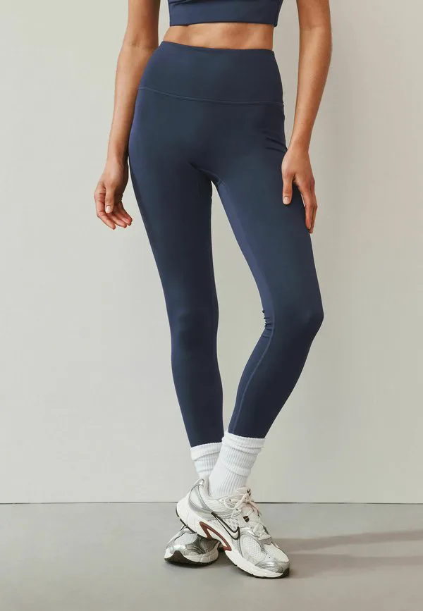 Активные силовые спортивные леггинсы брюки Next, Navy
