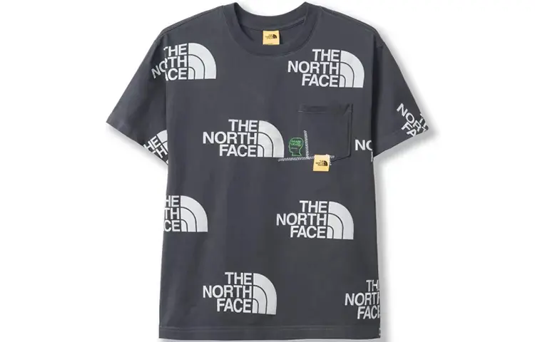 

Футболка Brain Dead X Brain Dead Co-brand унисекс темно-серая The North Face, темно-серый