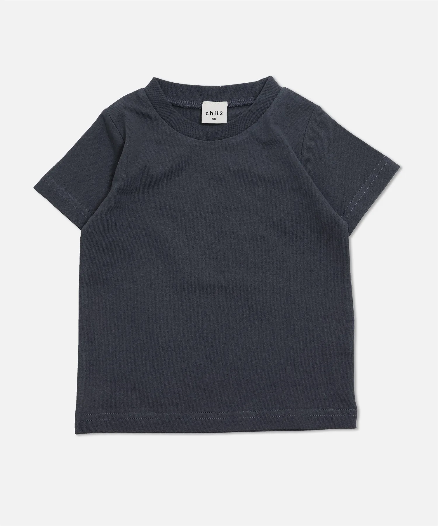 Детская футболка из 100% хлопка Plain chil2 charcoal grey