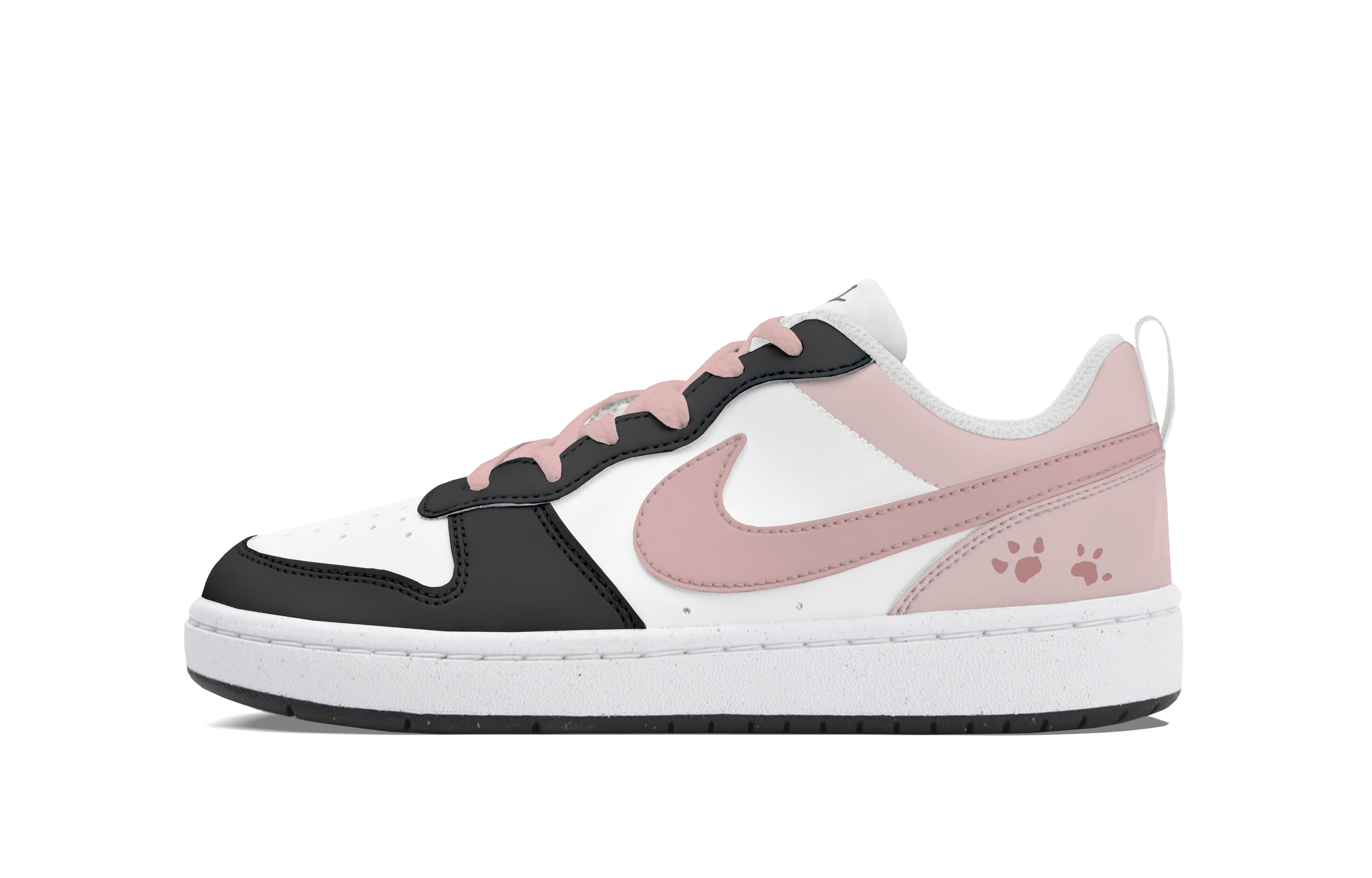 

Кроссовки для скейтбординга Court Borough Cute Meowth Low Top для детей и подростков Nike, розовый