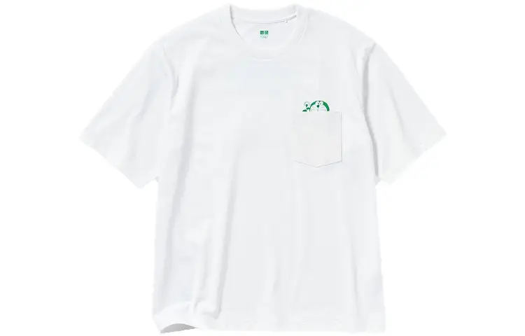 

Футболка X Doraemon/Doraemon Co-branded Series унисекс белая Uniqlo, белый