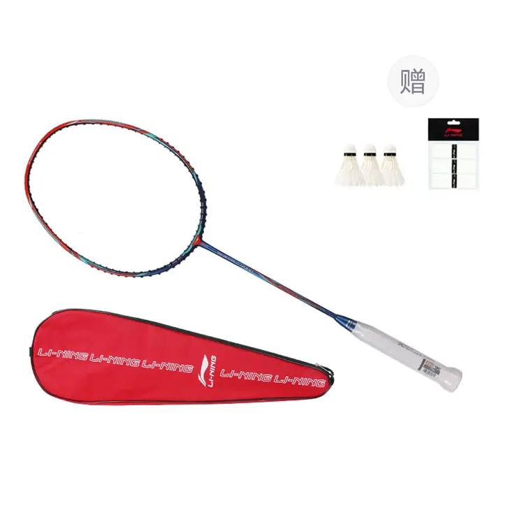 

Ракетка для бадминтона Windy Collection 6000C, наступательная, жесткая головка, продвинутый уровень, унисекс, одинарная рукоятка, LINING, Single Racket+Grip Tape *3 (Random Color)+Badminton *3