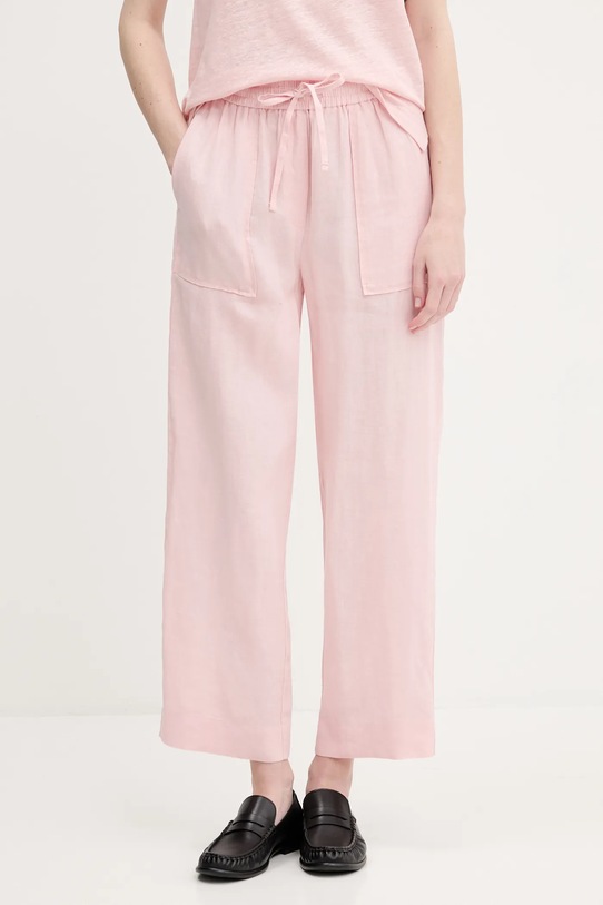 

Льняные брюки United Colors Of Benetton, розовый