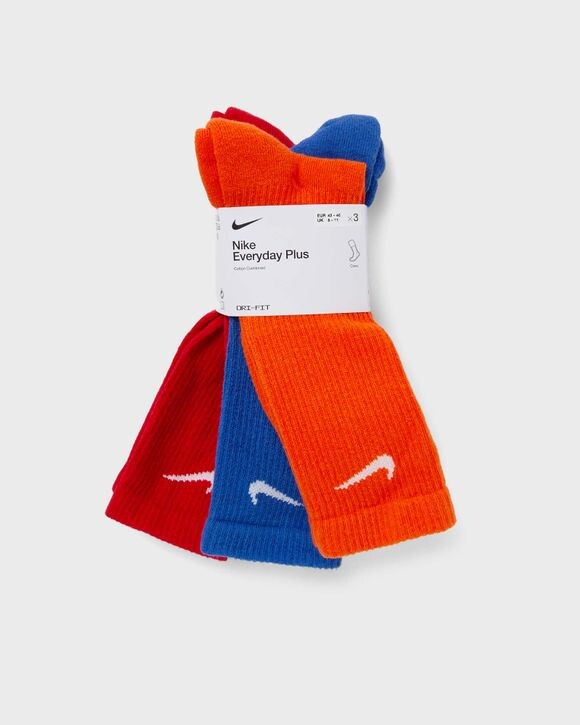 

Носки Nike Everyday Plus Cushioned Training Crew Socks (3 Pairs), разноцветный