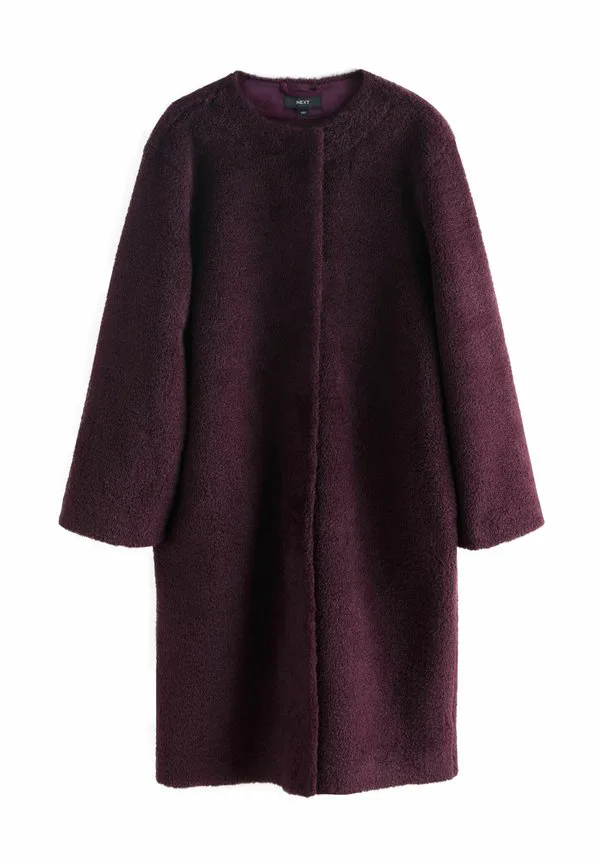 Короткое пальто без воротника Next, Burgundy
