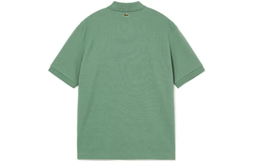 Футболка-поло Lacoste унисекс с воротником-поло, умеренный прямой крой, Tree Green — фото 3