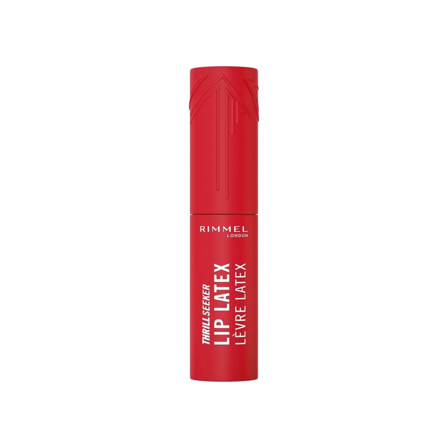 Жидкая губная помада Rimmel Thrill Seeker Lip Latex с гиалуроновой кислотой и витамином Е №. 400 Риммель Красный, 6 мл — фото 2
