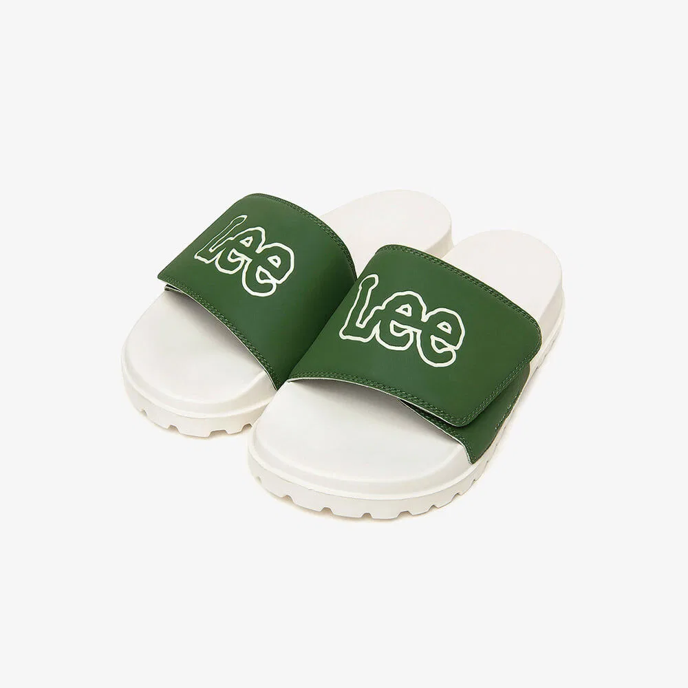 Мужские слайды Lee Twitch Logo Velcro, зелёные