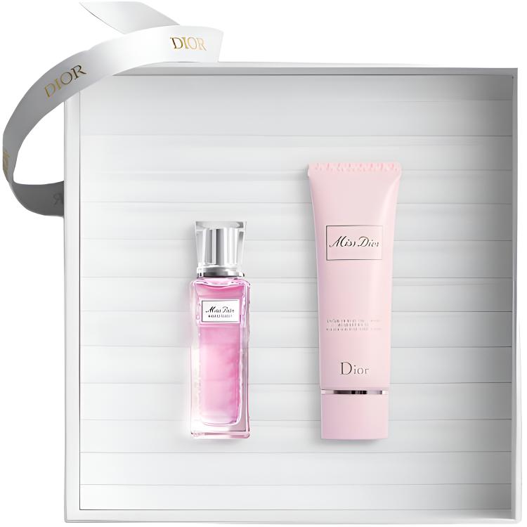 

Крем для рук с цветочным ароматом, легкий парфюмерный уход, увлажняющий 20 мл + 50 мл Dior, hand cream with floral fragrance, светлый perfume set