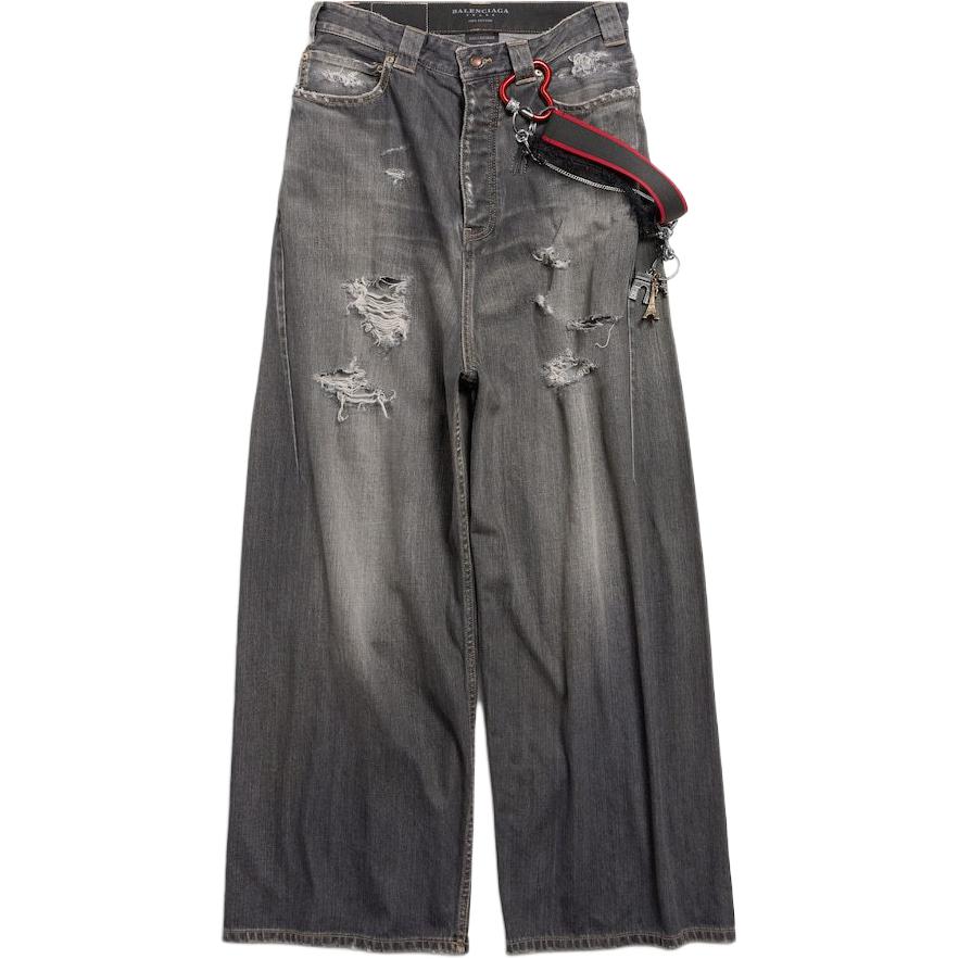 

Джинсы SS25 Loose Fit мужские темно-серые Balenciaga, темно-серый