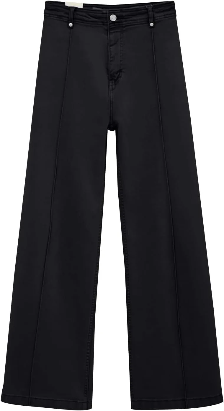 Широкие джинсы женские Low Rise Bell Bottom Flared — фото 3