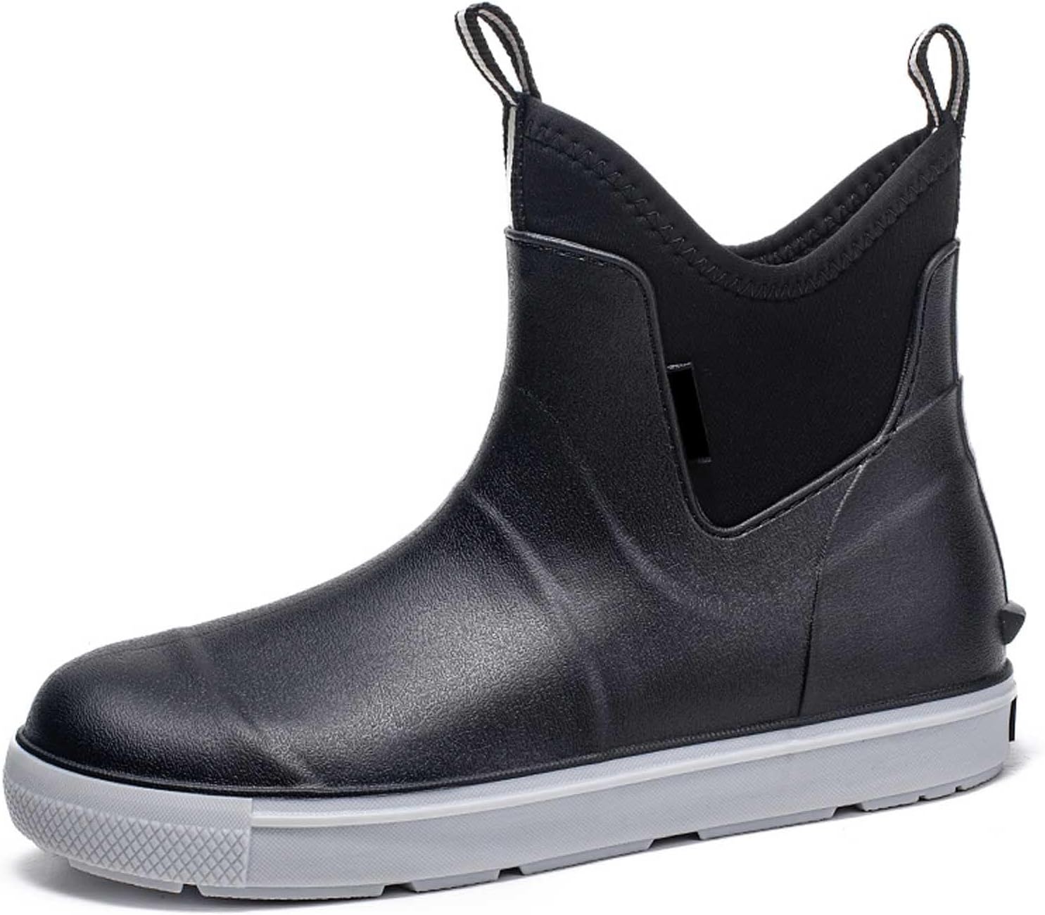 

Мужские дождевые ботинки против скольжения для пеших прогулок на открытом воздухе, для влажной погоды, удобные, легкая подошва из резины, против скольжения, для рыбалки Generic, черный