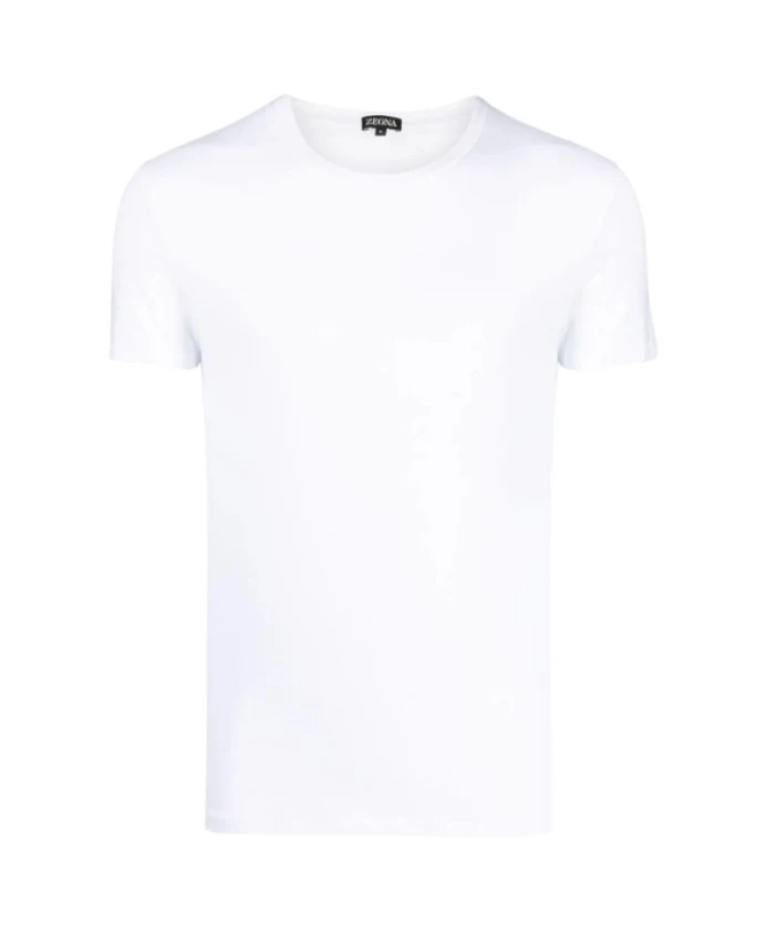 

Облегающая футболка из эластичного хлопка Zegna, белый