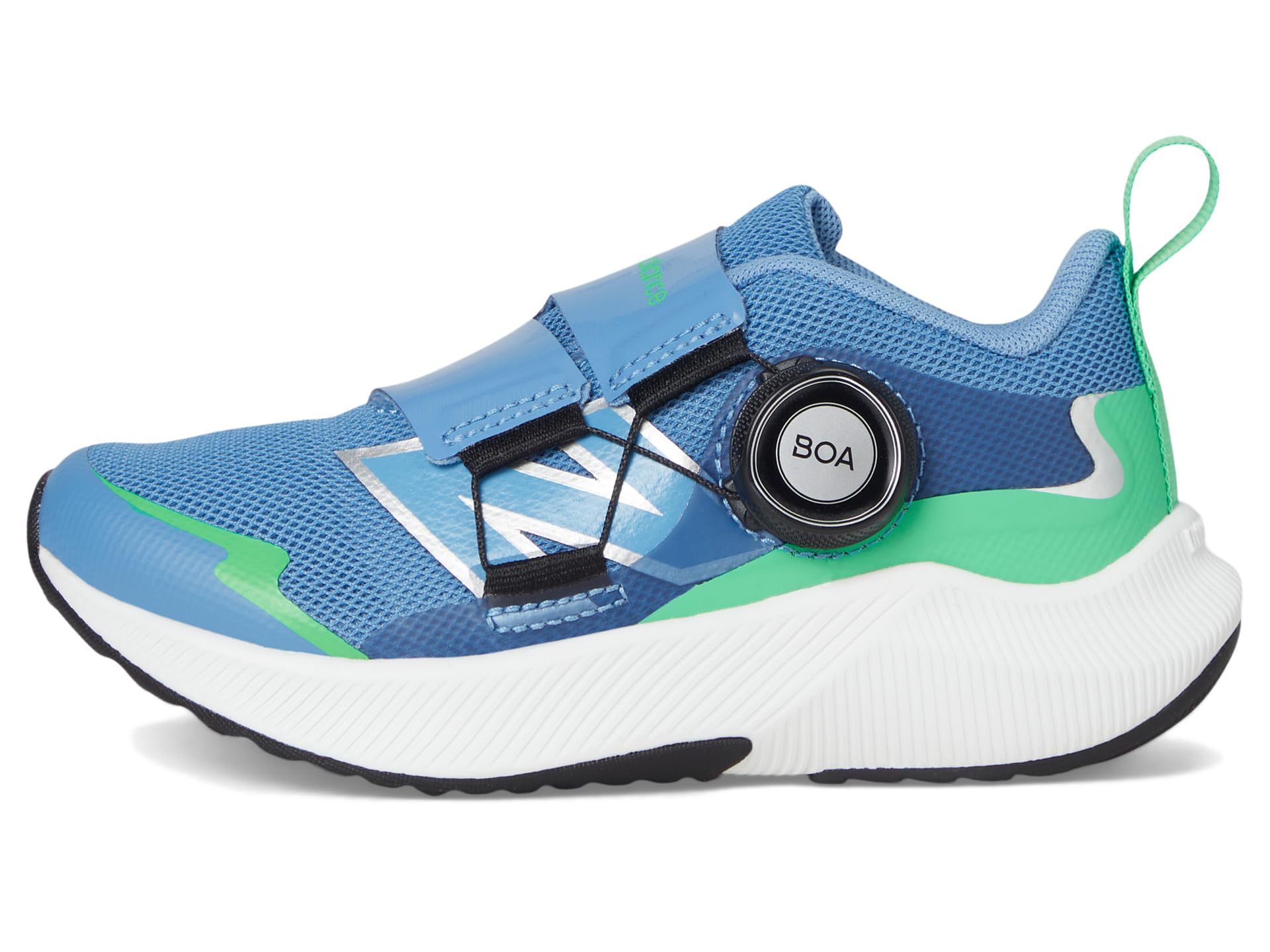 Туфли New Balance Kids DynaSoft Reveal v4 BOA, цвет Blue Laguna/Green Apple/Black — фото 4