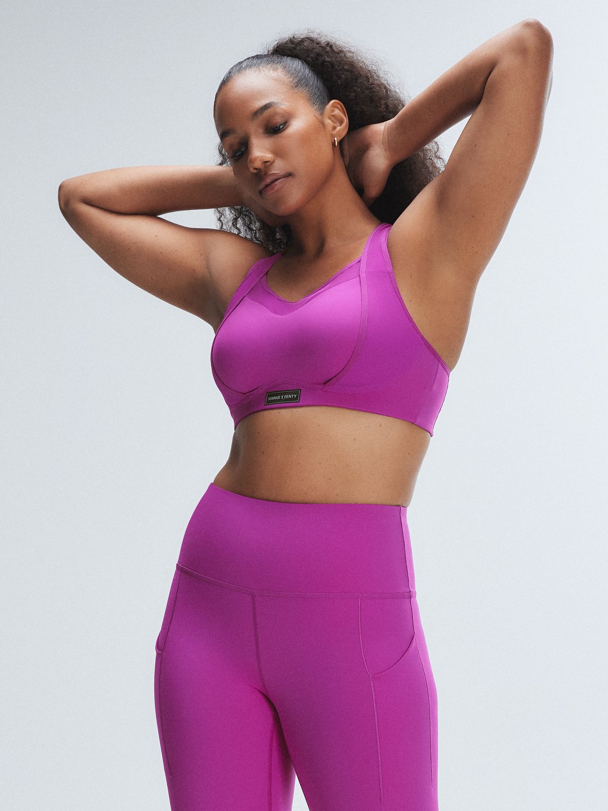 

Спортивный бюстгальтер Savage X Fenty Breakthru High-Impact, цвет Try Me Purple
