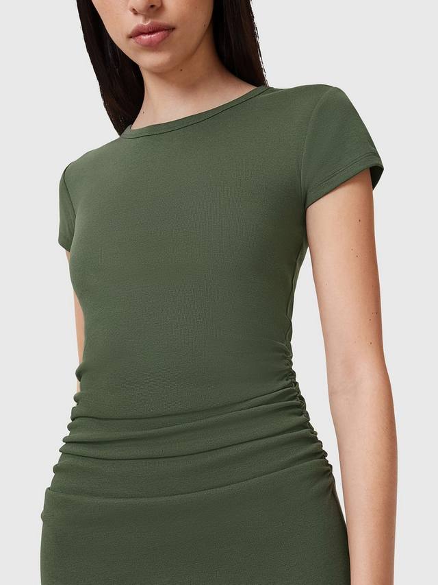 

Платье из богатого джерси katarine из органического хлопка AllSaints, цвет Rifle Green