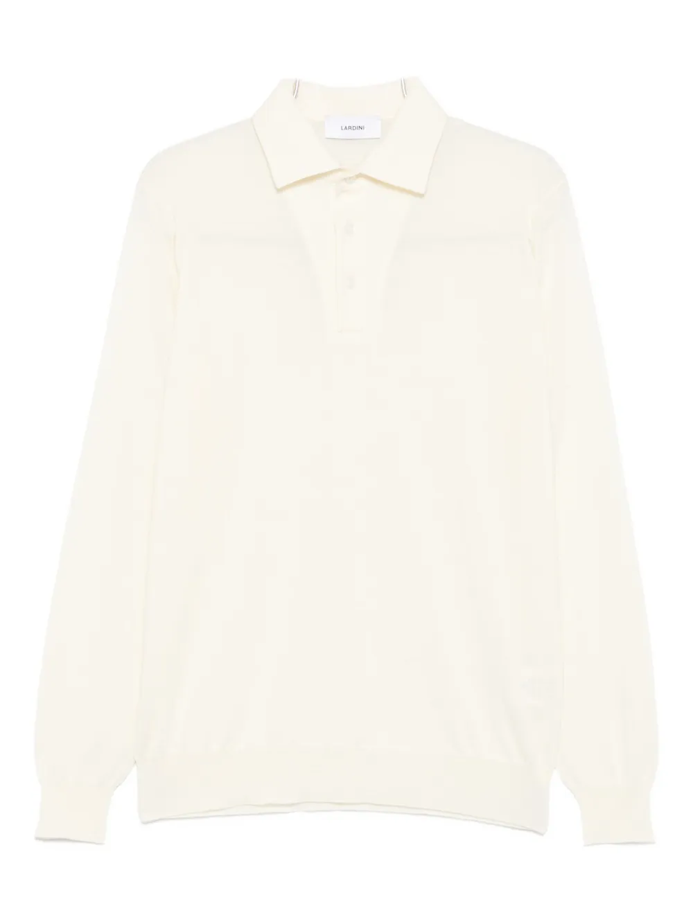 

Поло из шерсти мериноса Lardini, белый