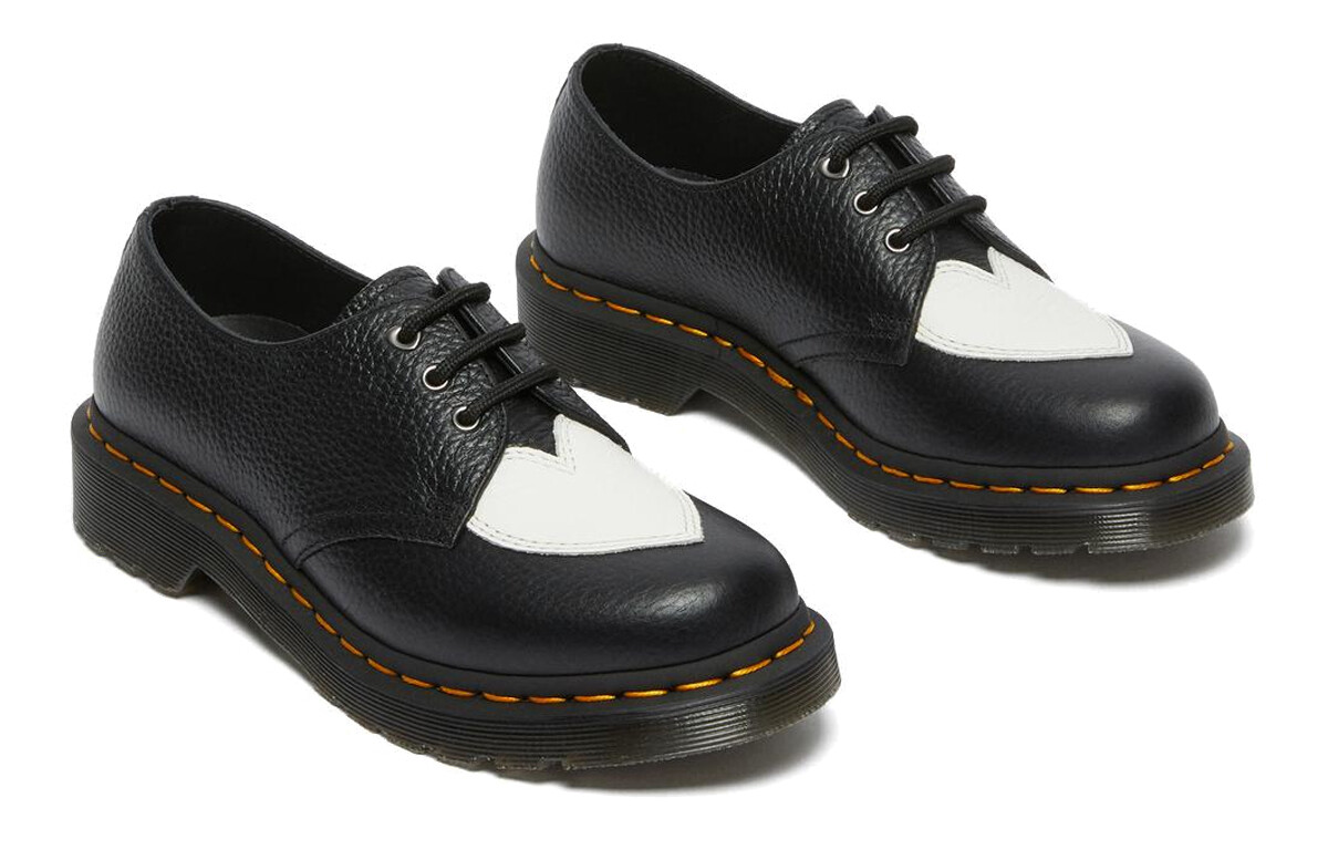 1461 Женская повседневная обувь Женская черная/белая Dr.Martens — фото 4