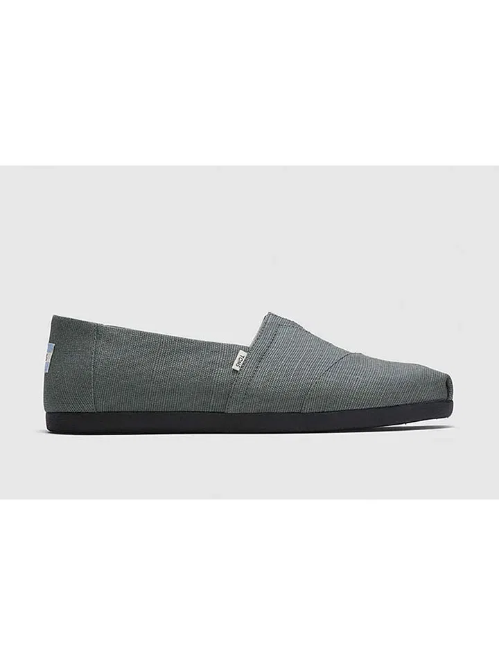 Слипперы с закругленным носком TOMS, серый