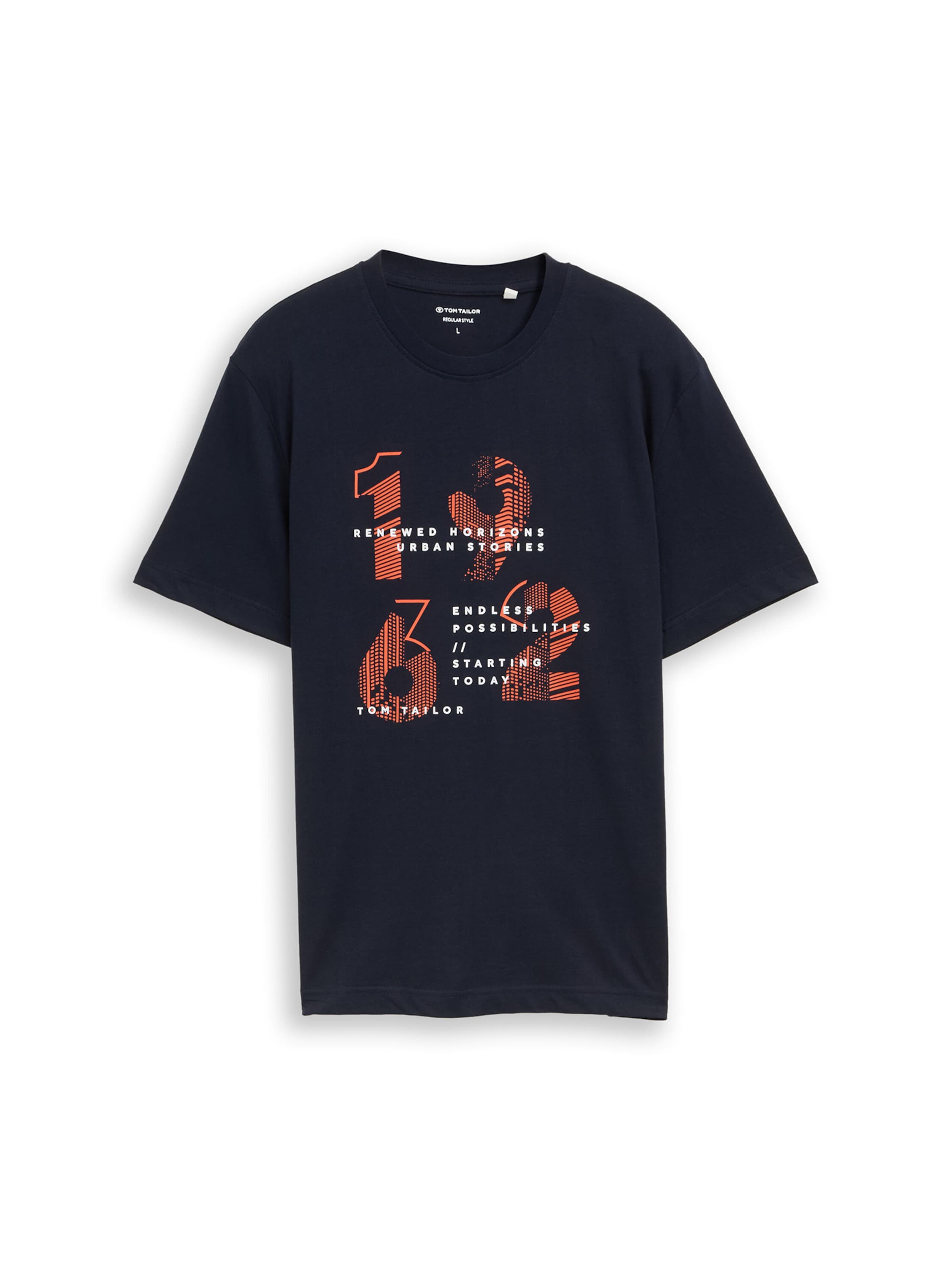 

TOM TAILOR Футболка в цвете Night Blue