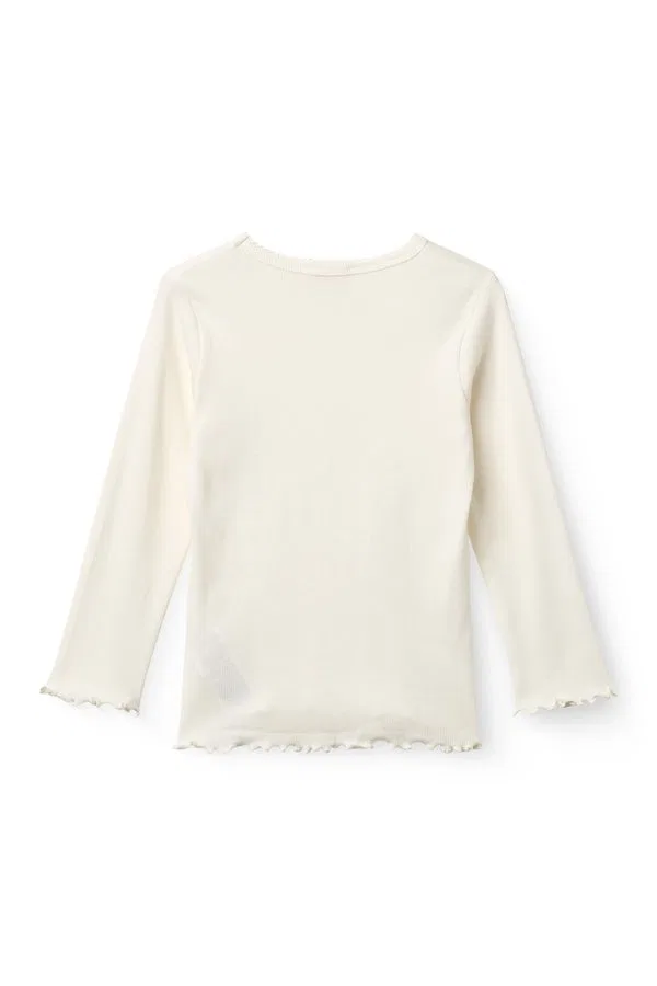 Футболка с длинными рукавами tee picot Copenhagen Colors, Cream — фото 2